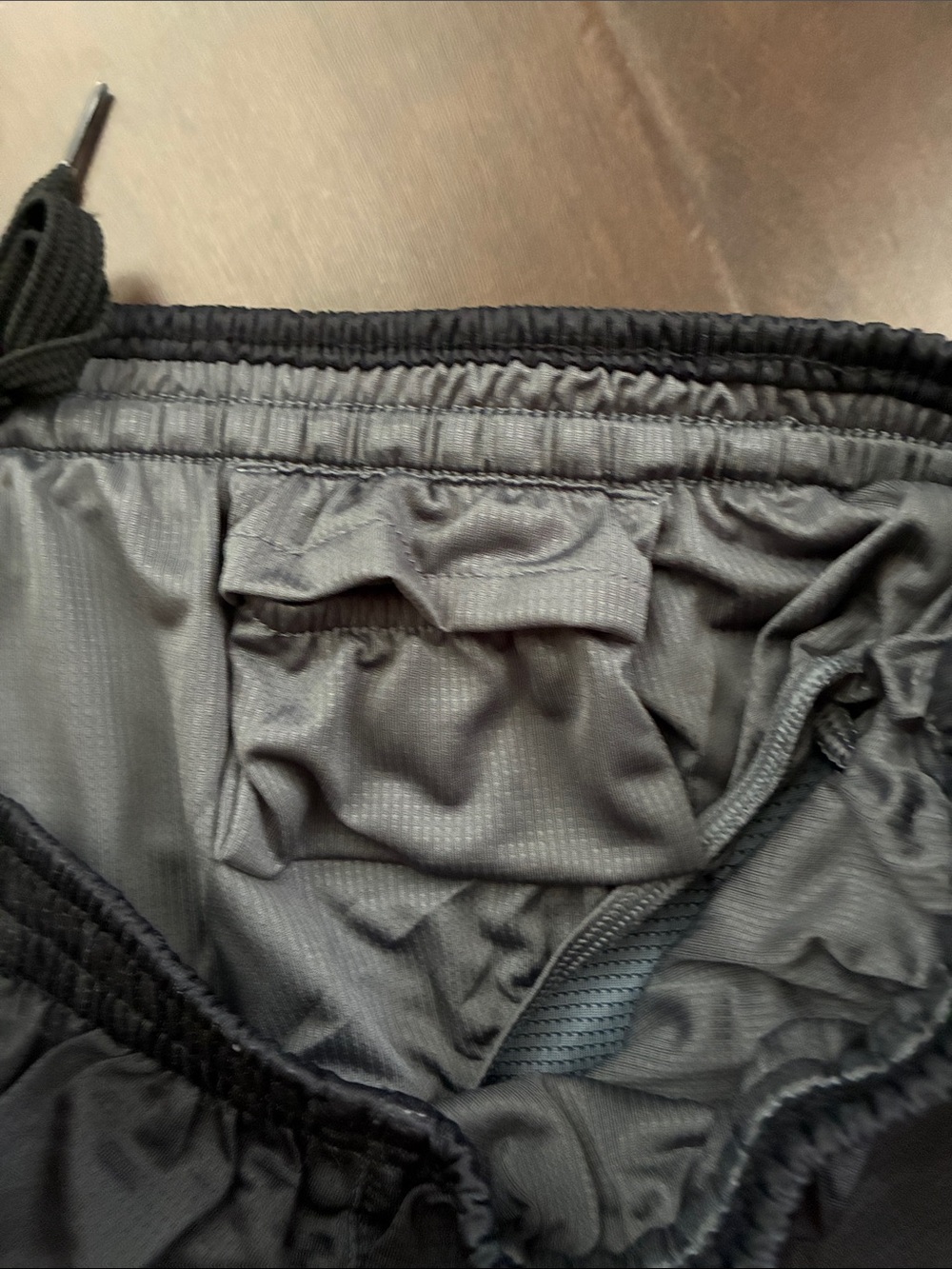 adidas Black Men’s Dual-Layer Energy Running Shorts with Gray Lining - Picture 7 of 7